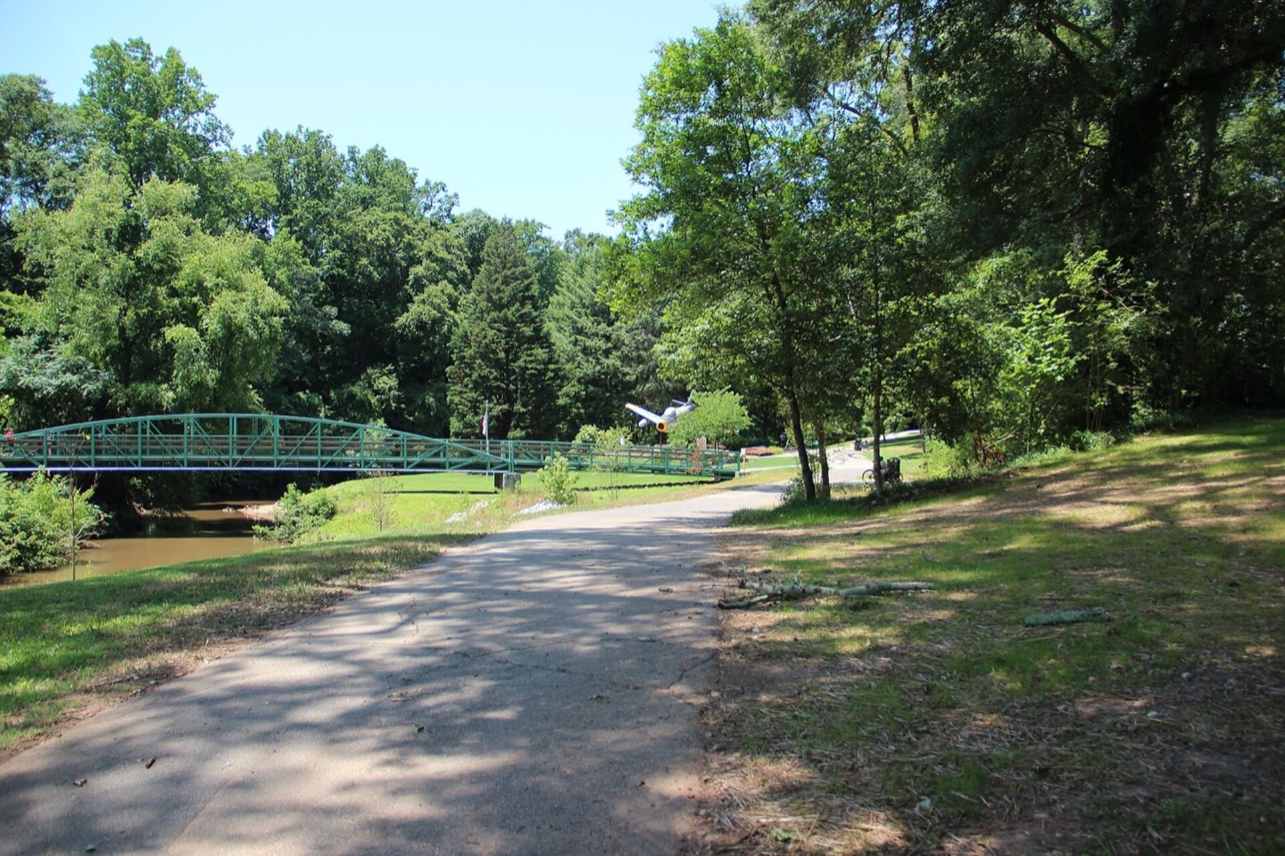 The Swamp Rabbit Trail in Greenville